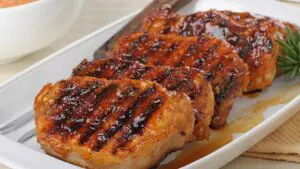 Apple Cider & Mustard Glazed Pork Chops
