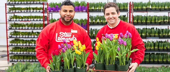 garden_pic_3 The Stew Leonard's team with fresh tulips.