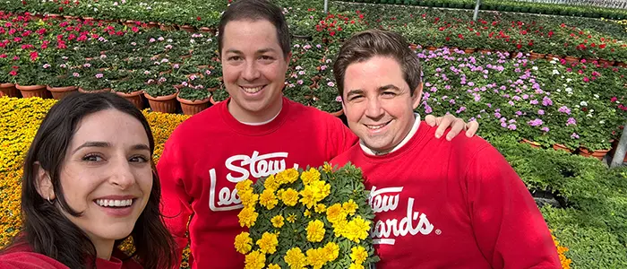 garden_pic_7 Blake Leonard, Andrew Hollis and Jake Tavello at the greenhouse