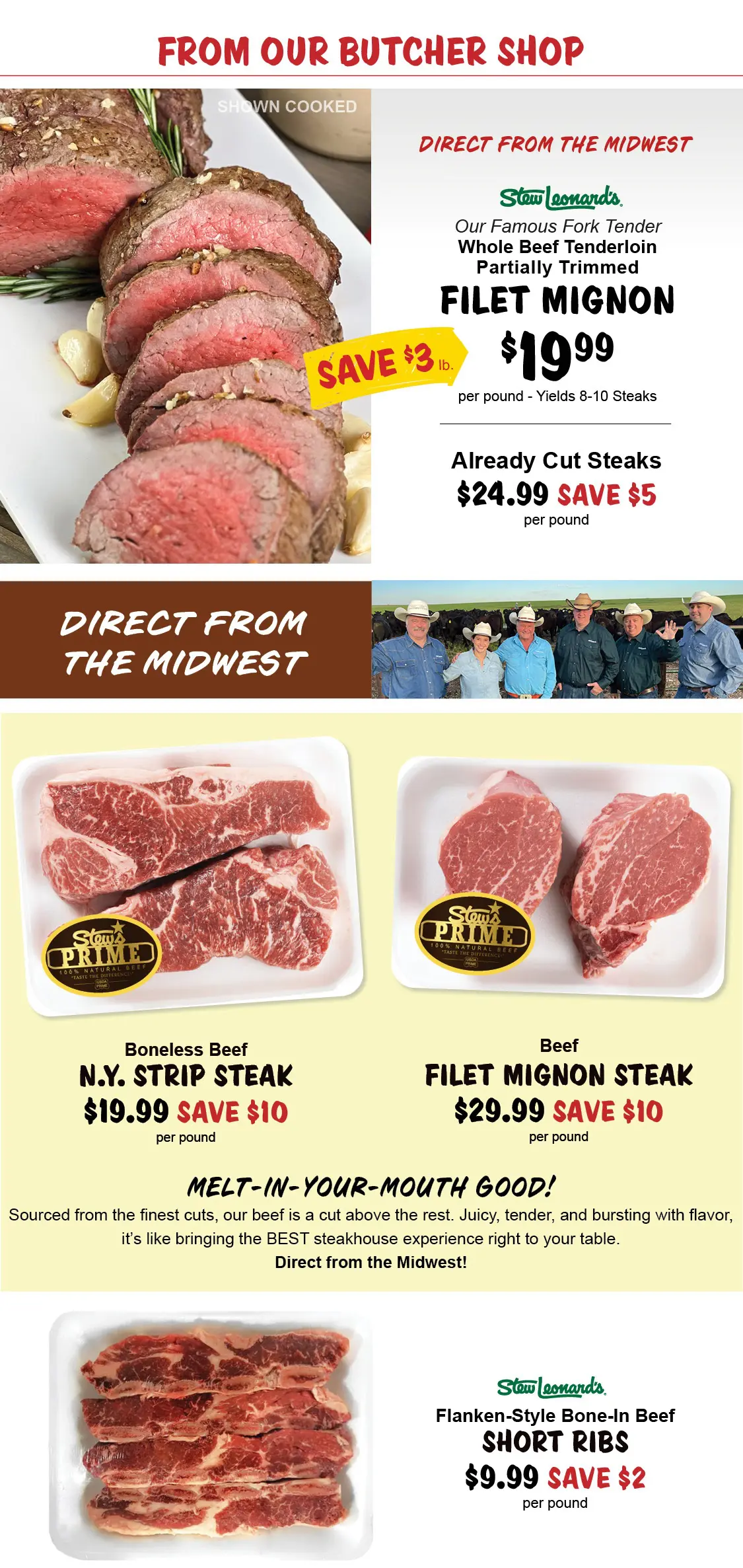 Stew Leonard's Weekly Specials - 2/11