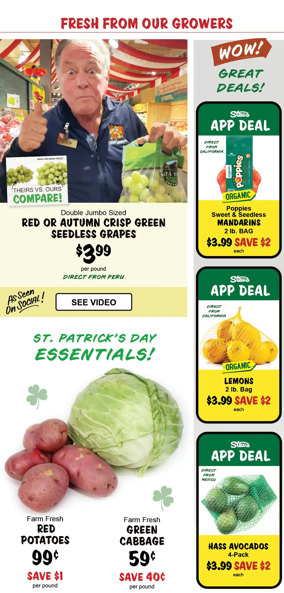 Stew Leonard's Weekly Specials - March 11