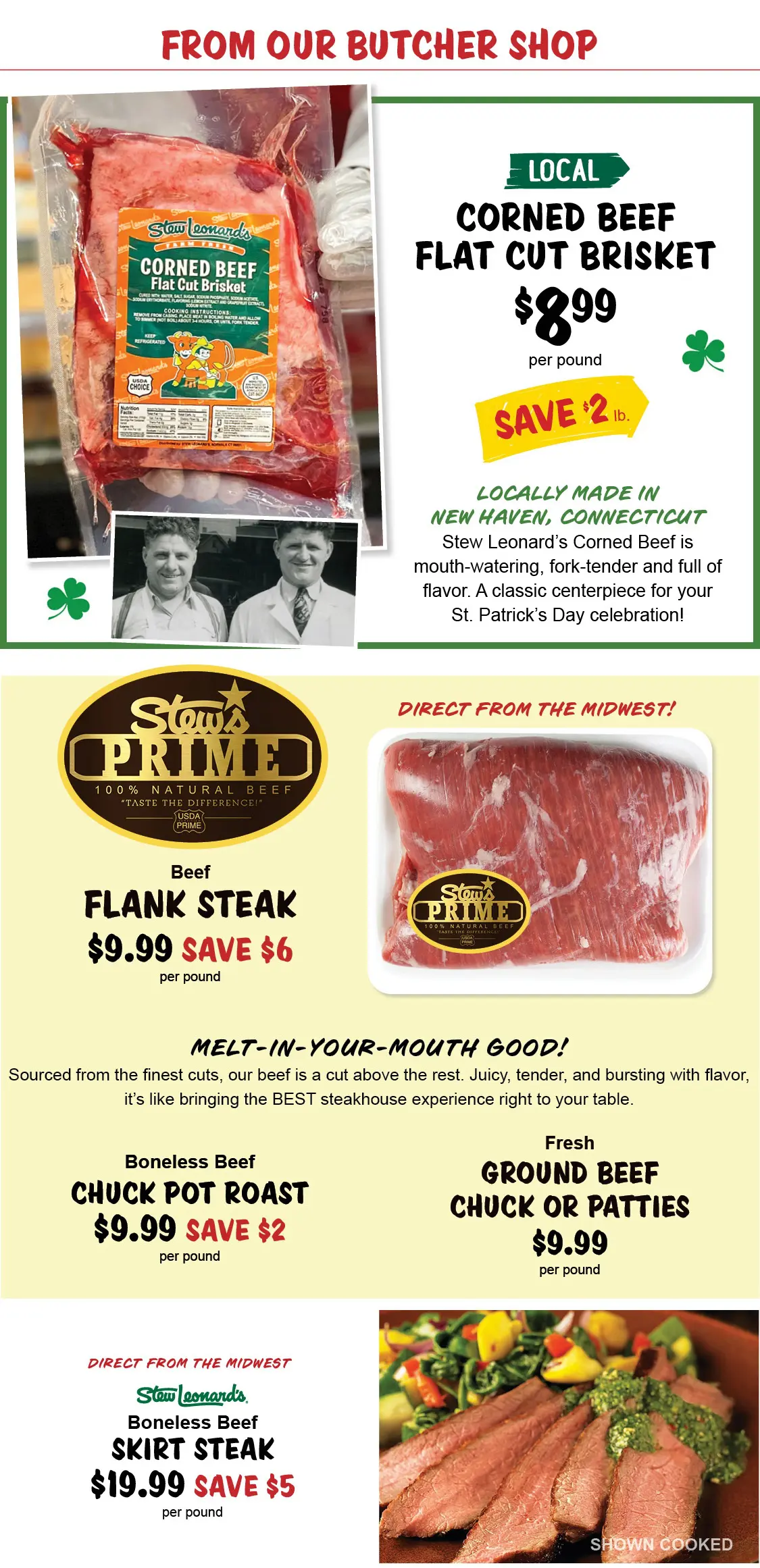 Stew Leonard's Weekly Specials - March 11