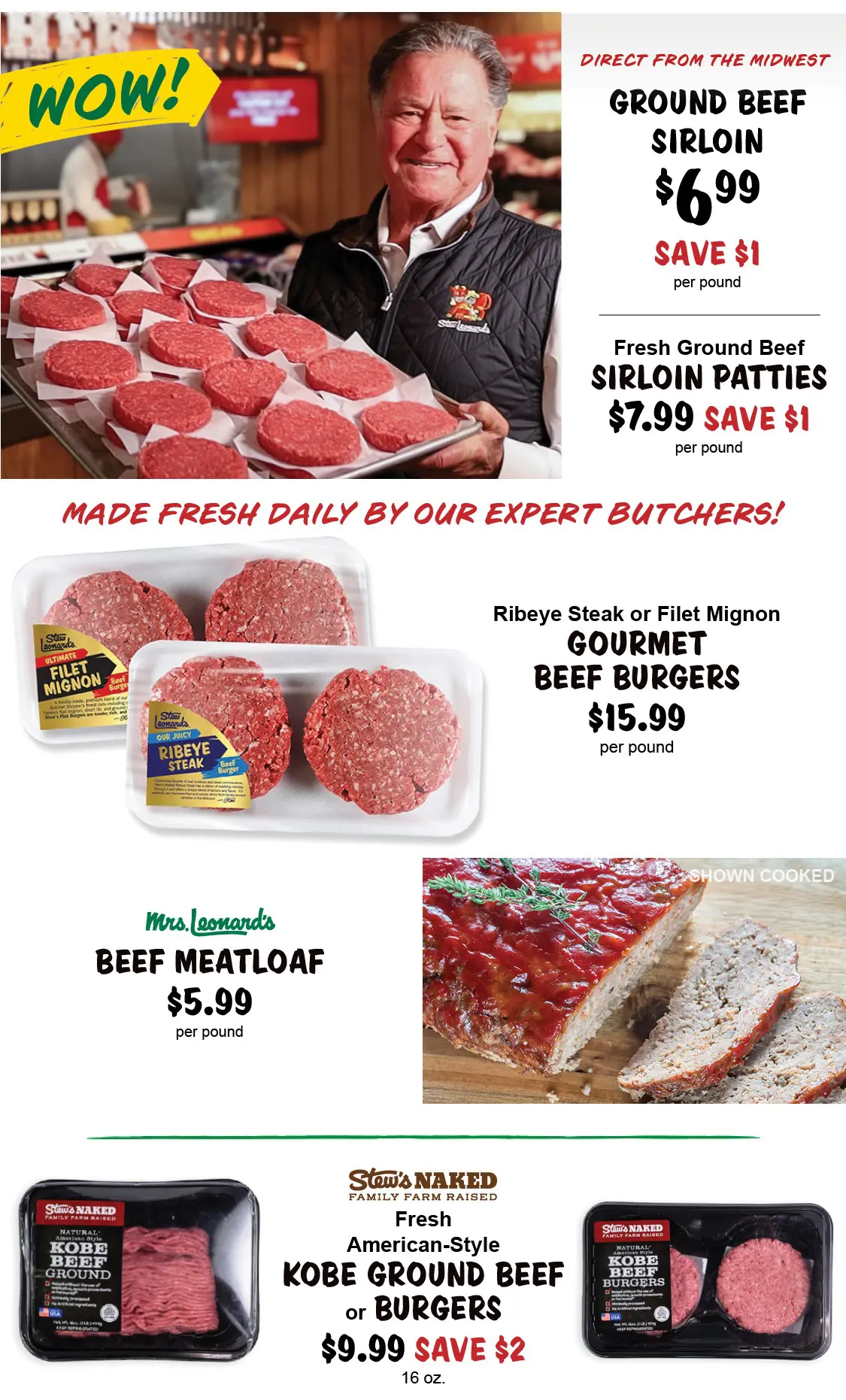 Stew Leonard's Weekly Specials - March 11