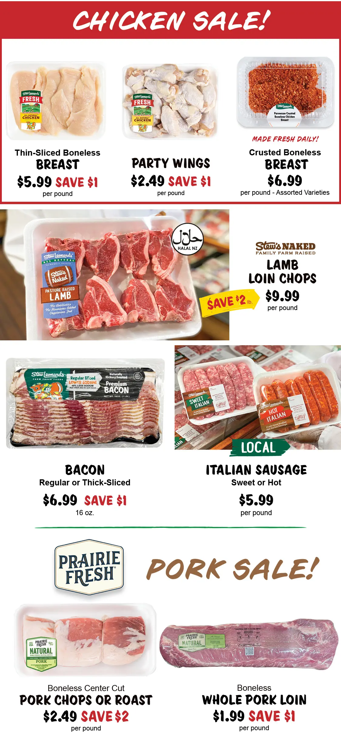 Stew Leonard's Weekly Specials - March 11