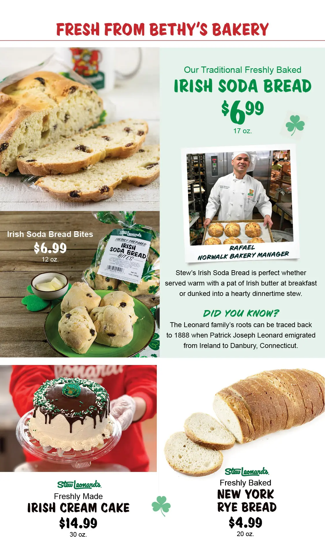 Stew Leonard's Weekly Specials - March 11