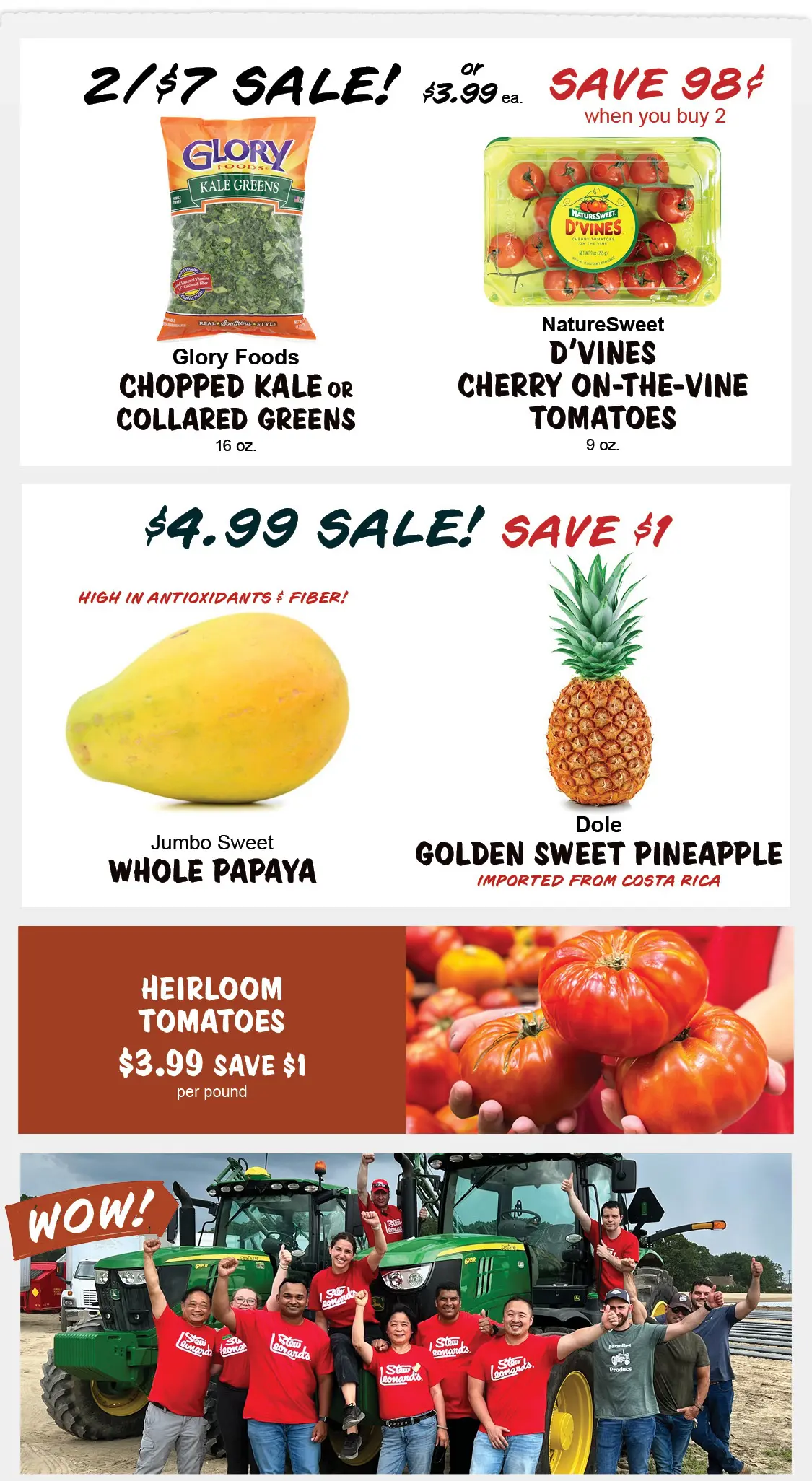 Stew Leonard's Weekly Specials - April 22, 2026