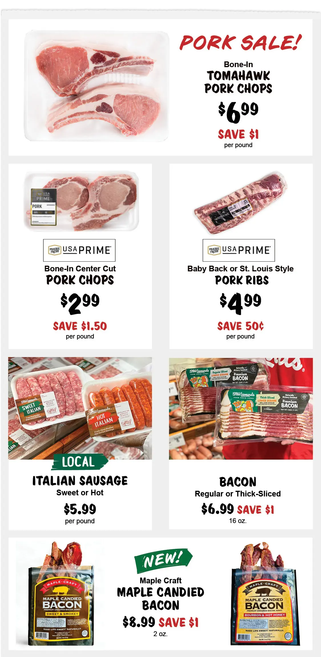 Stew Leonard's Weekly Specials - April 22, 2026