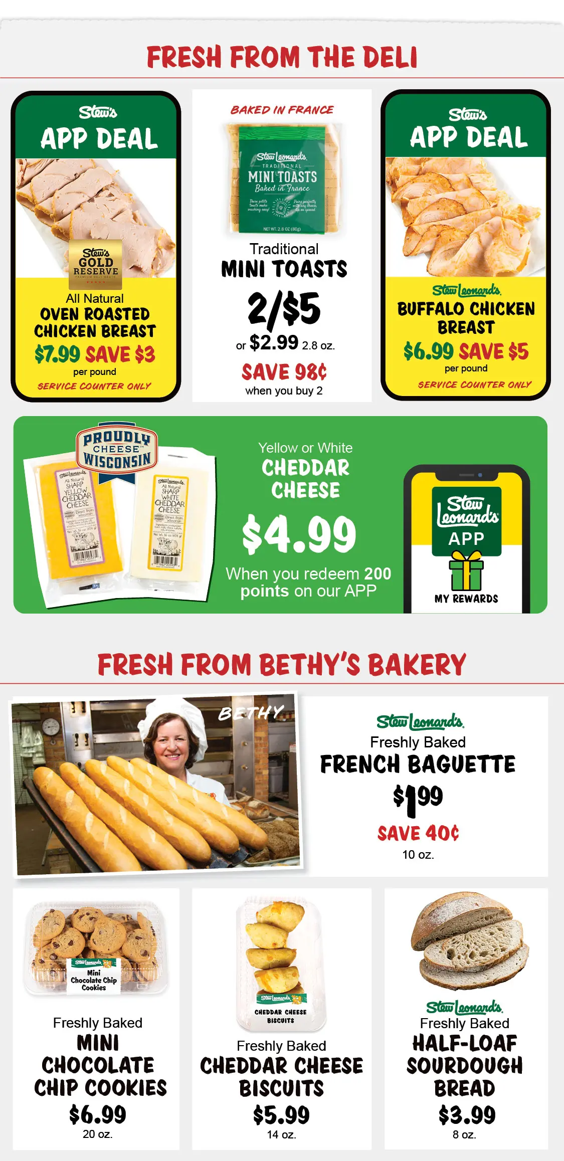 Stew Leonard's Weekly Specials - April 22, 2026