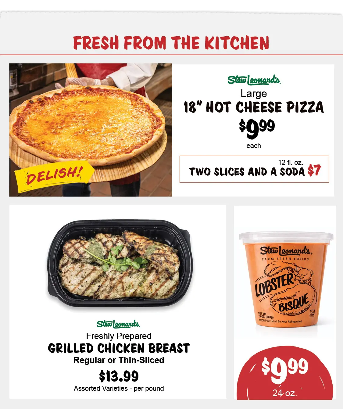 Stew Leonard's Weekly Specials - April 22, 2026