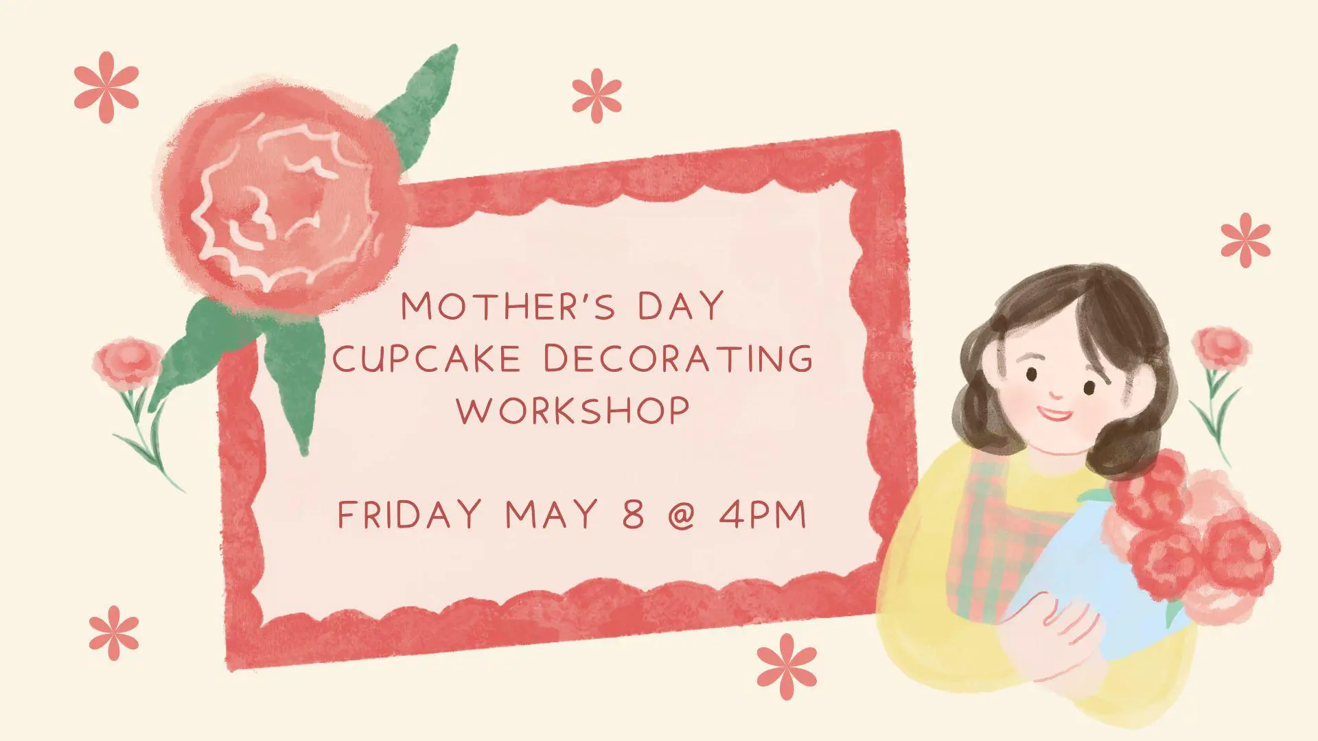 Cupcake Decorating For Mom!