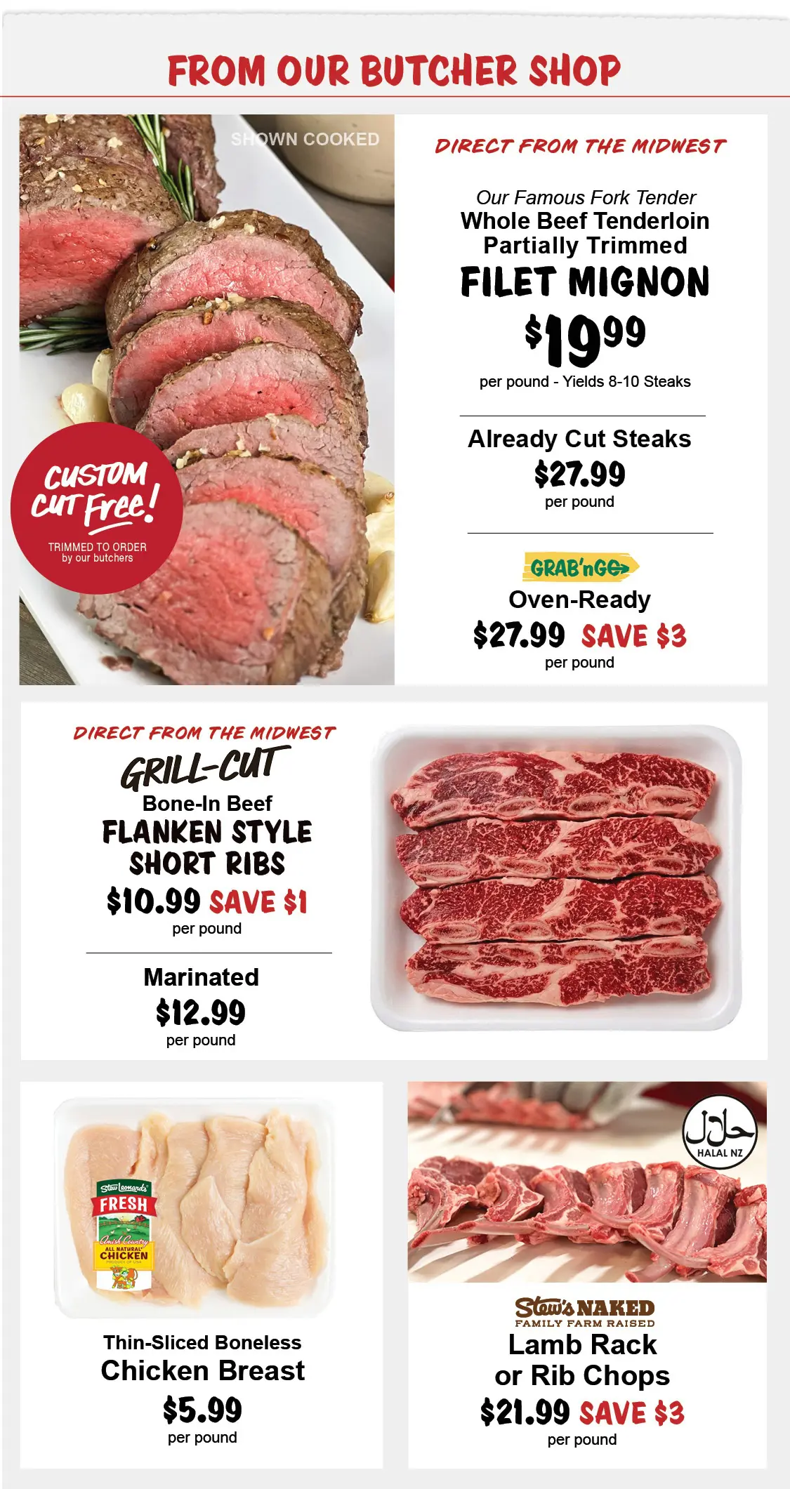 Stew Leonard's Weekly Specials - May 13, 2026
