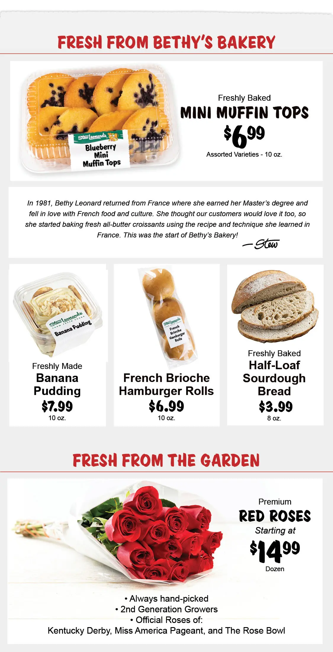 Stew Leonard's Weekly Specials - June 3, 2026