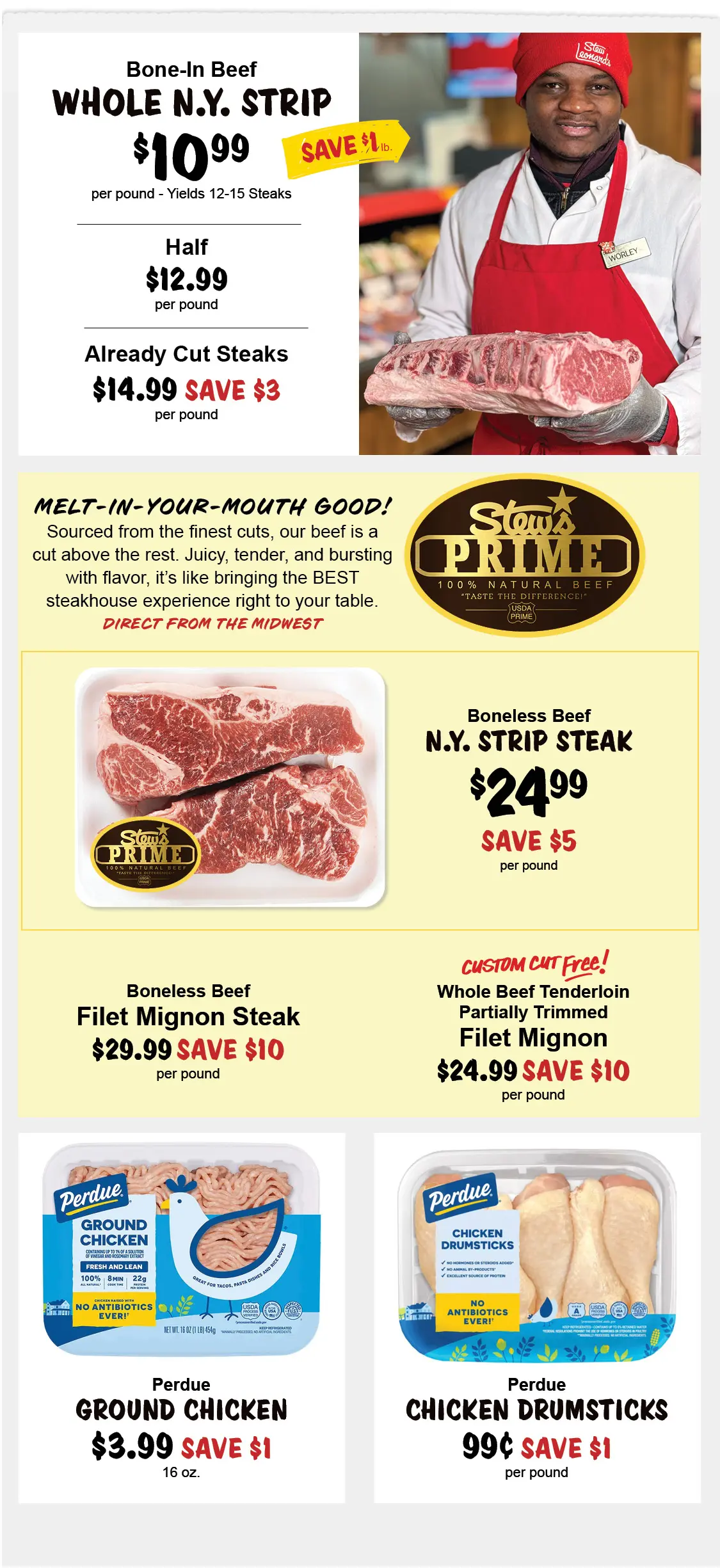Stew Leonard's Weekly Specials - June 10, 2026
