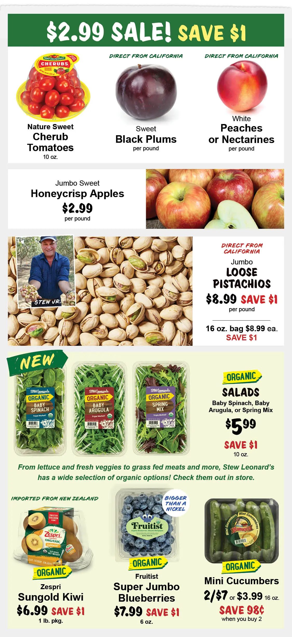 Stew Leonard's Weekly Specials - July 8, 2026