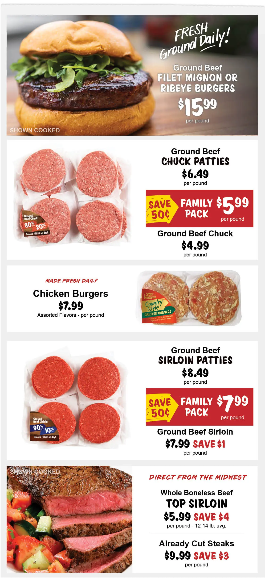 Stew Leonard's Weekly Specials - July 8, 2026