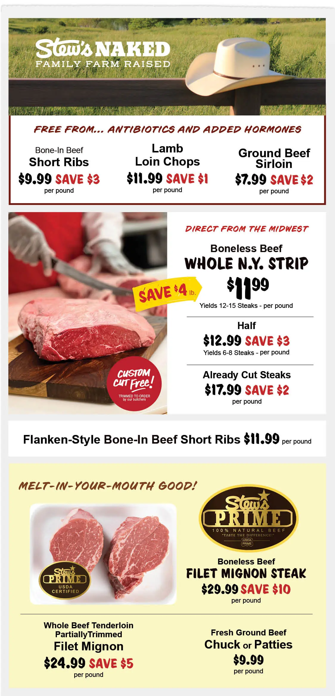 Stew Leonard's Weekly Specials - July 8, 2026