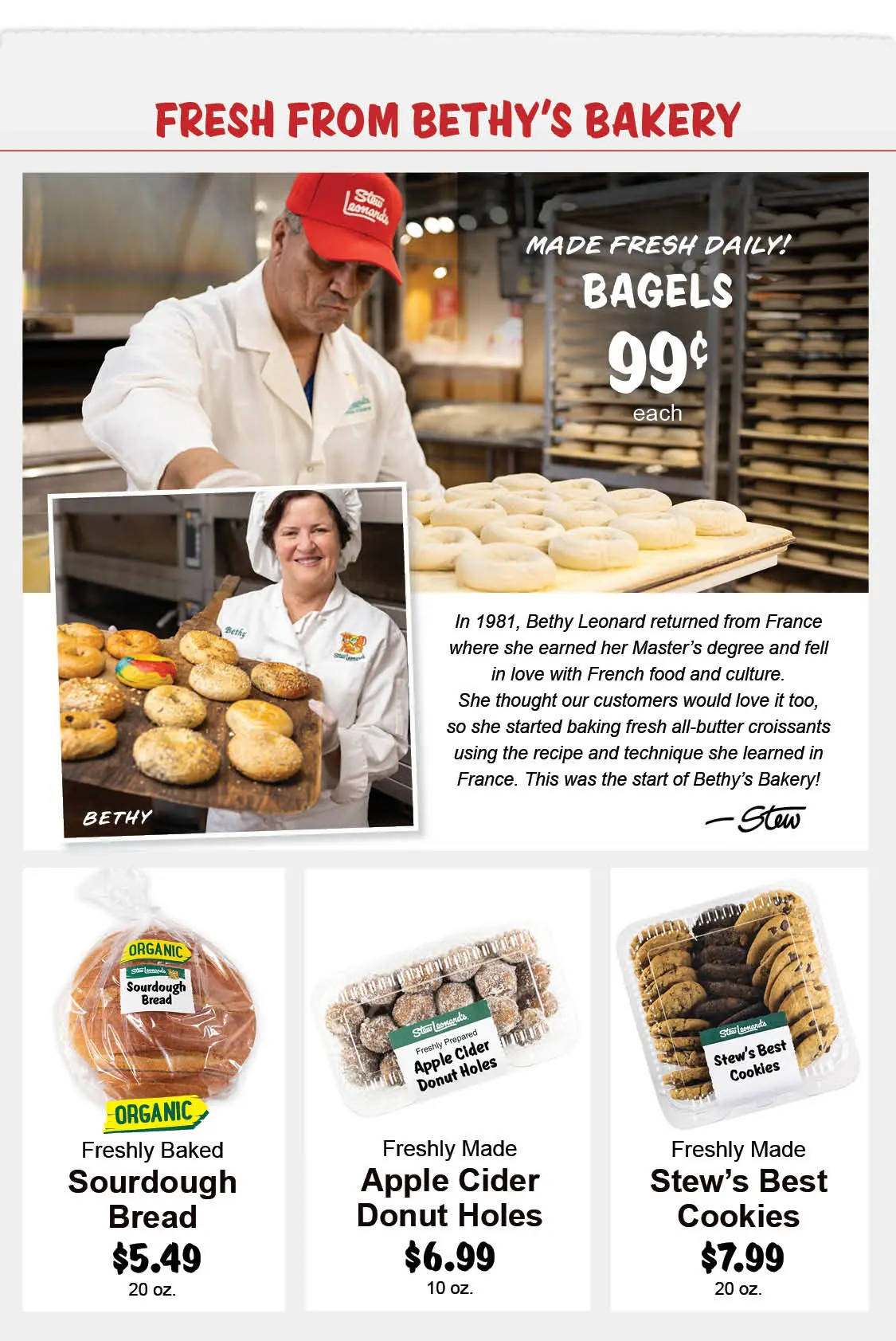 Stew Leonard's Weekly Specials - July 15, 2026