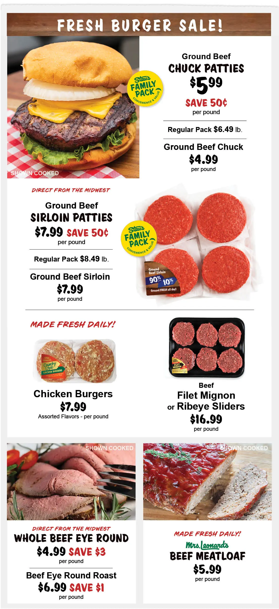 Stew Leonard's Weekly Specials - September 9, 2026