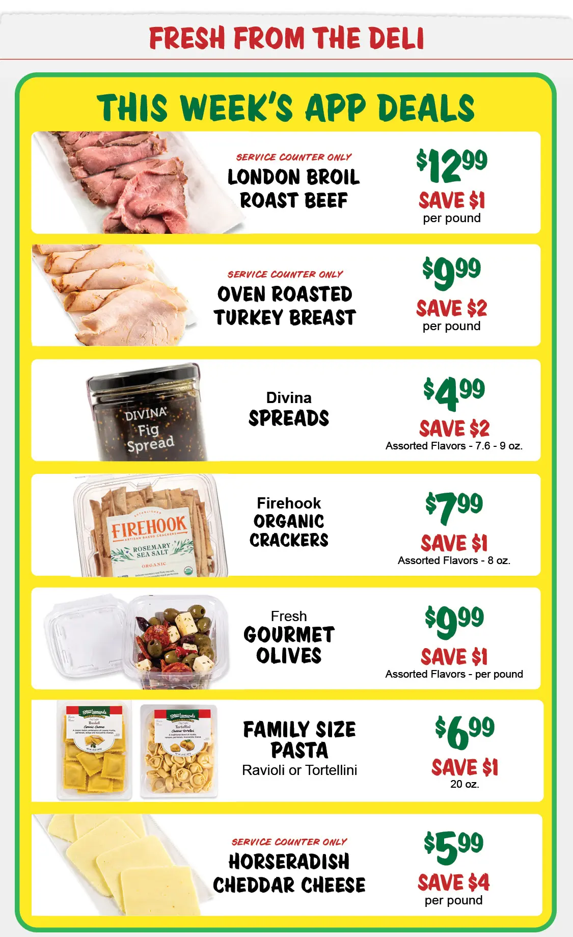 Stew Leonard's Weekly Specials - September 9, 2026