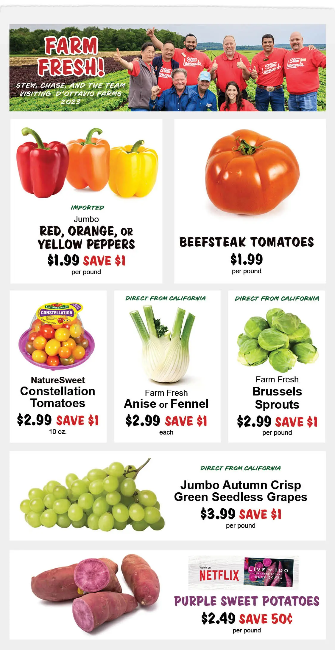 Stew Leonard's Weekly Specials - September 30, 2026