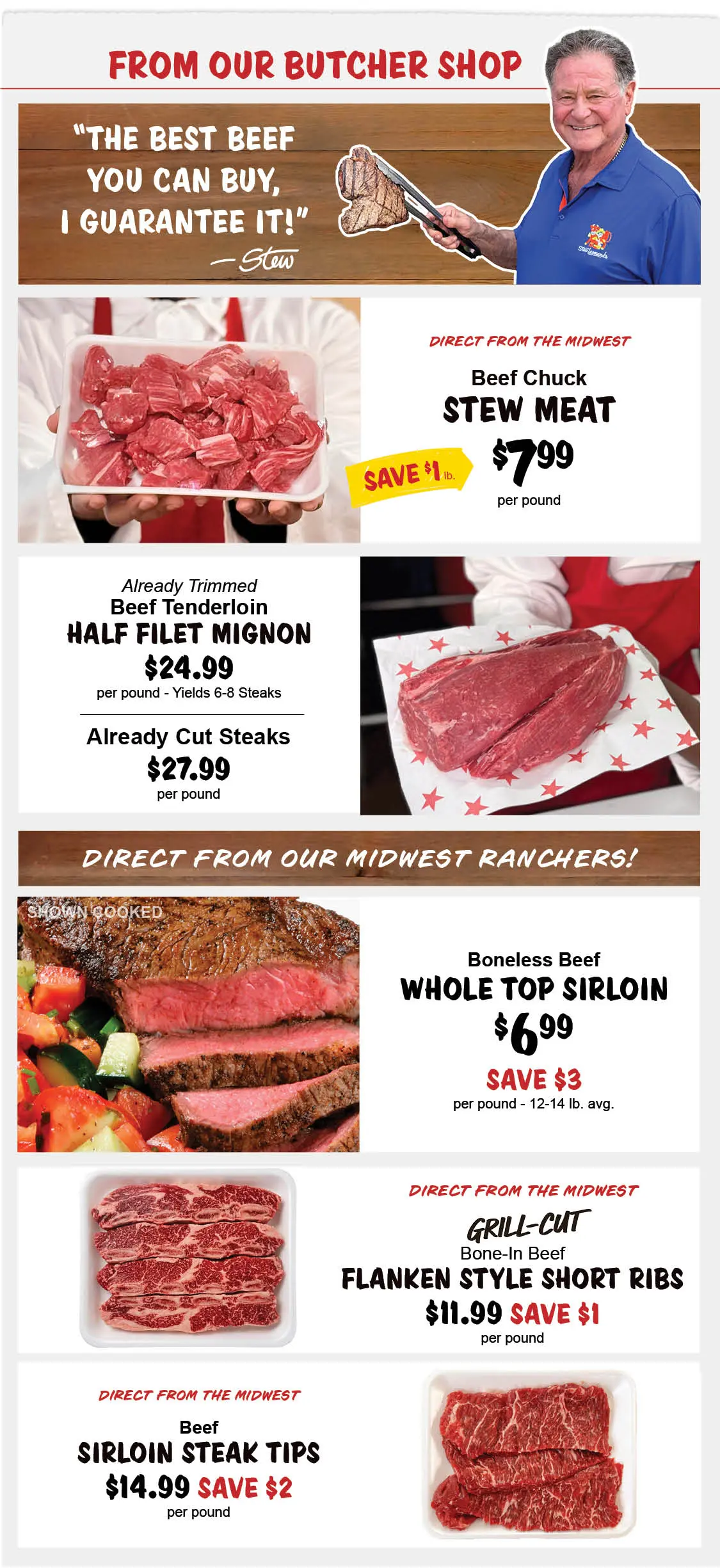 Stew Leonard's Weekly Specials - September 30, 2026