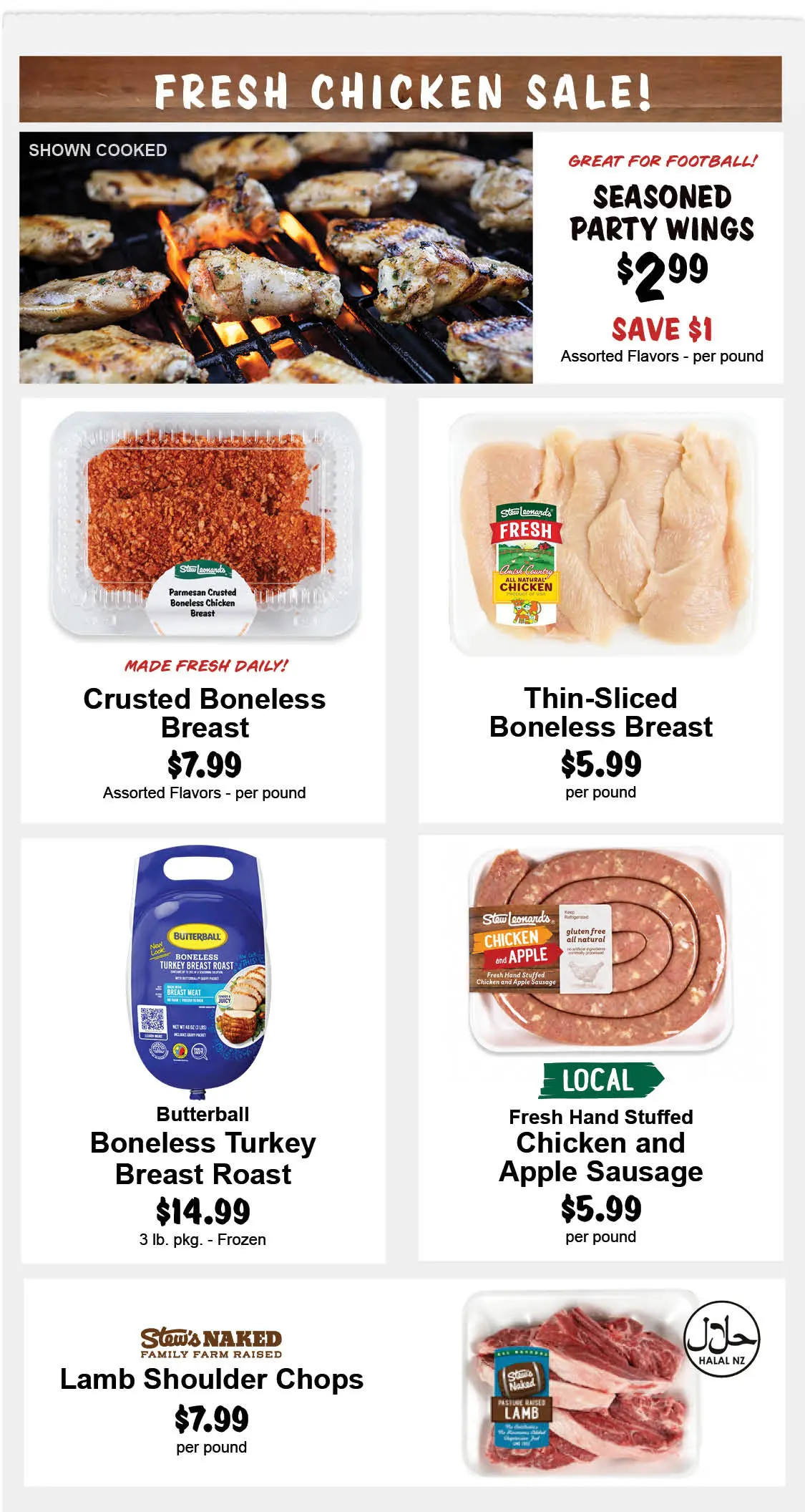 Stew Leonard's Weekly Specials - September 30, 2026