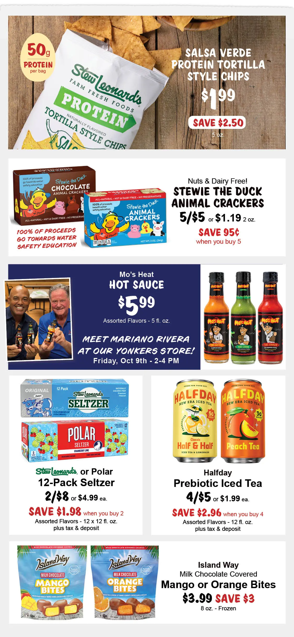 Stew Leonard's Weekly Specials - September 30, 2026