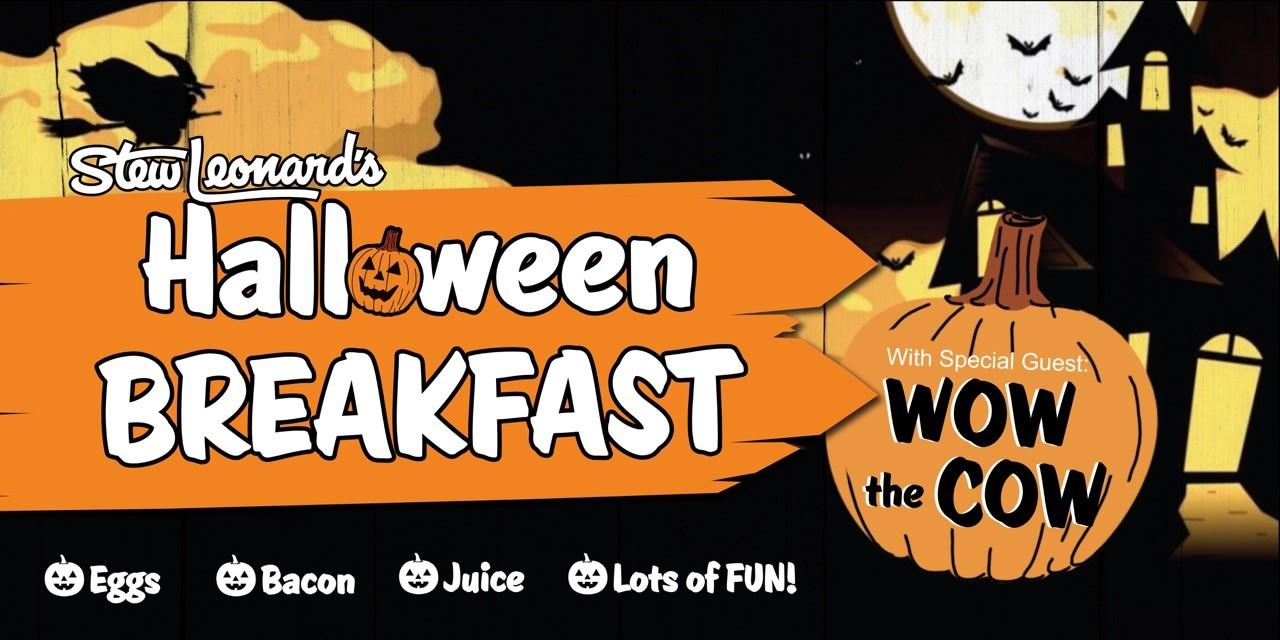 Trick or Treat Character Breakfast with Wow the Cow