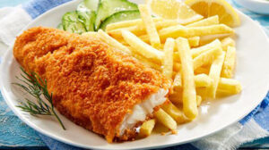 Air-Fryer Parmesan Fish and Chips