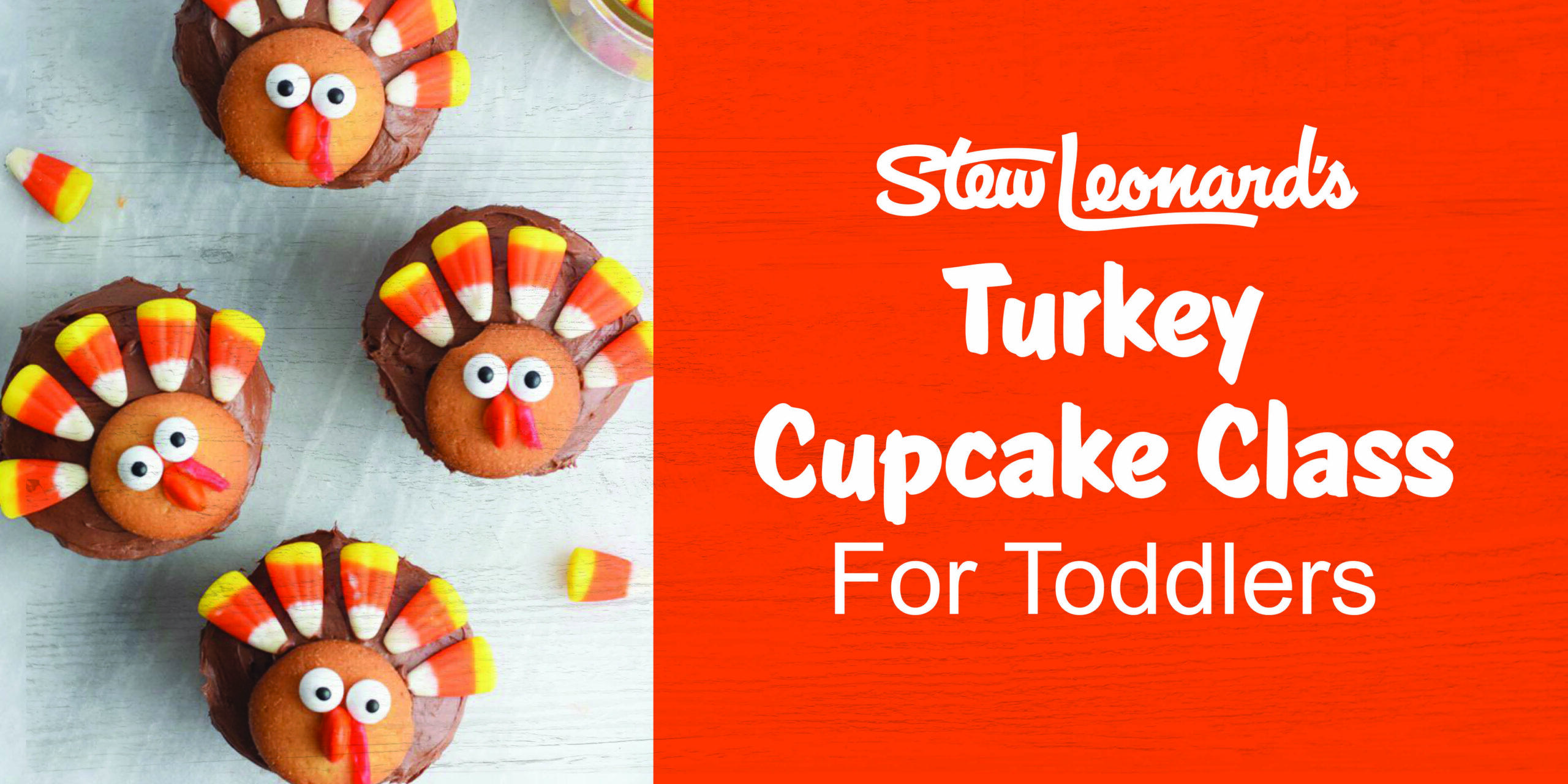 Turkey-Themed Cupcake Class for Toddlers