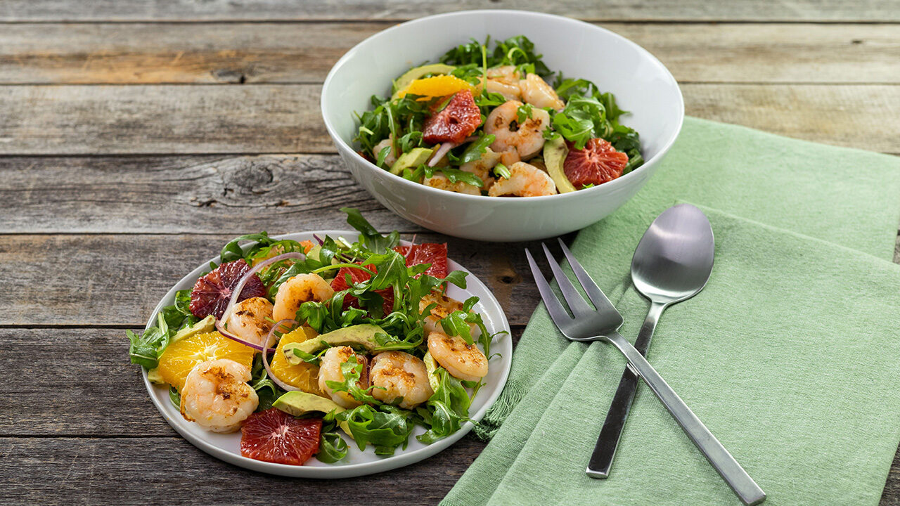 Citrus Shrimp Salad with Avocado