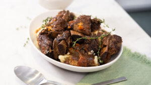 Short Ribs Braised in Red Wine and Herbs