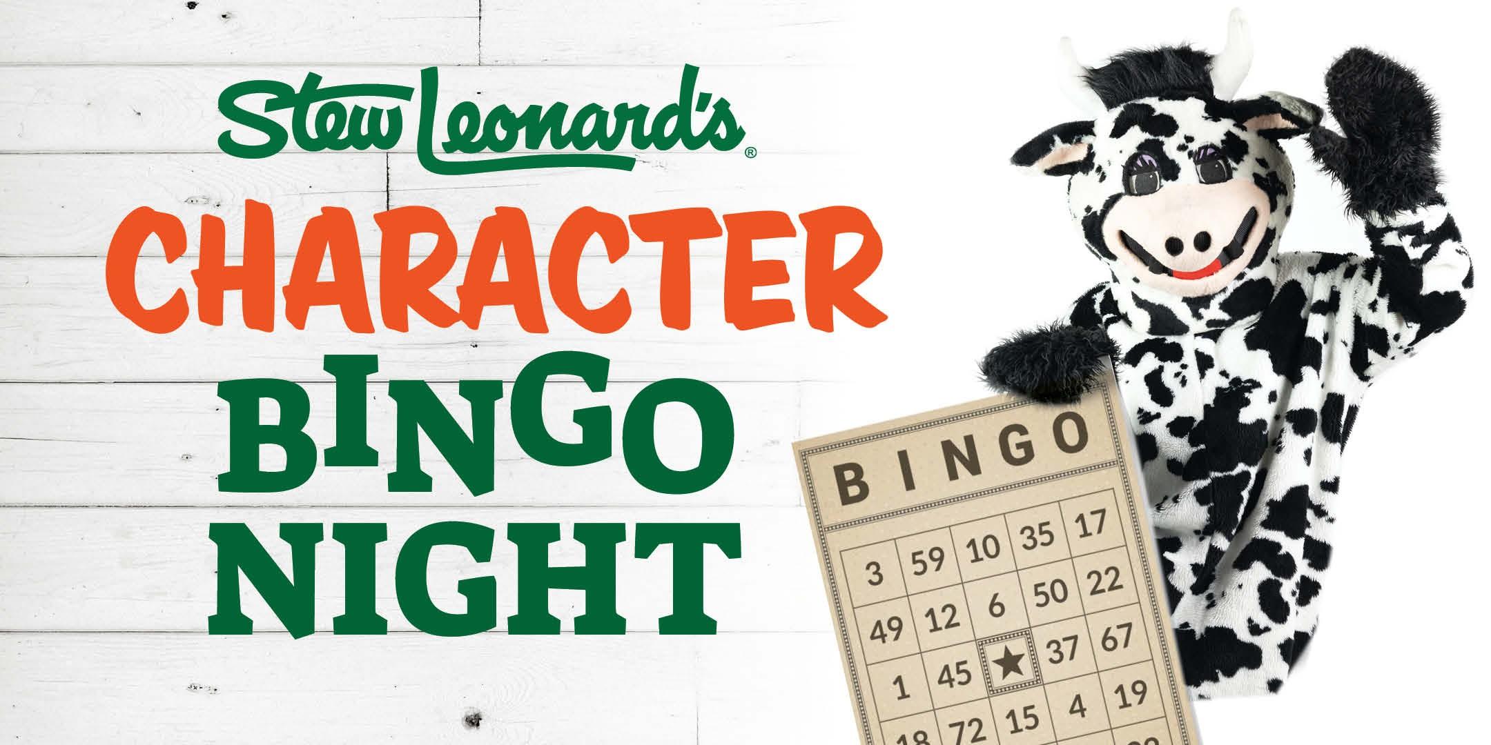 Character Bingo Night at Stews
