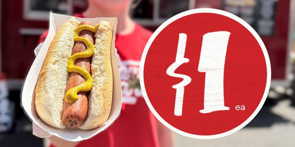 $1.00 Hot Dogs