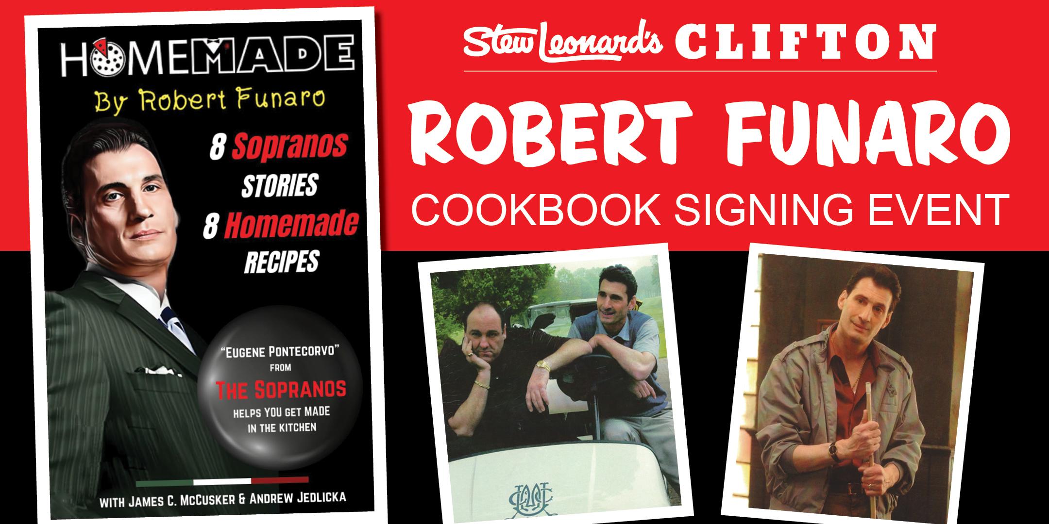 Stew Leonard’s Clifton Robert Funaro Cookbook Signing(Pay In Store)