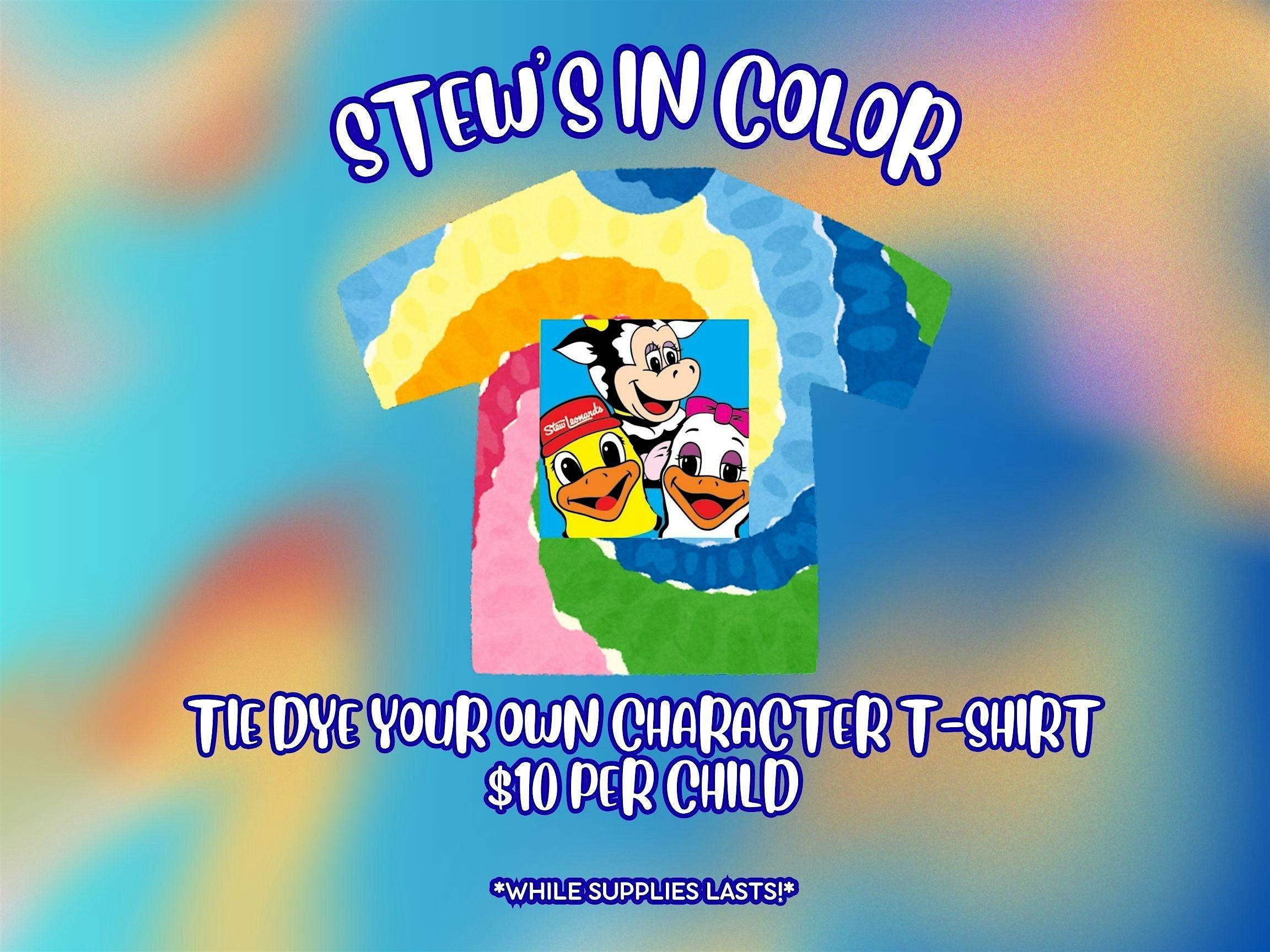 Character T-Shirt Tie-Dye