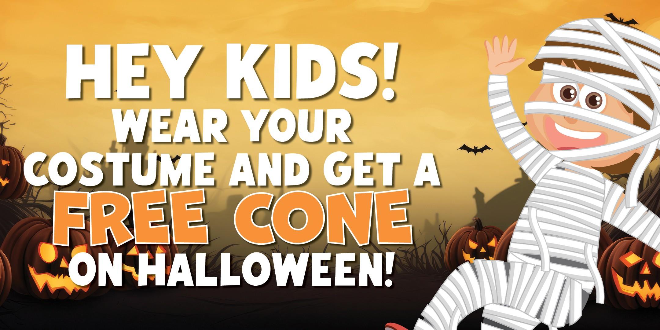 Free Ice Cream for Kids in Costume Stew Leonard’s Clifton