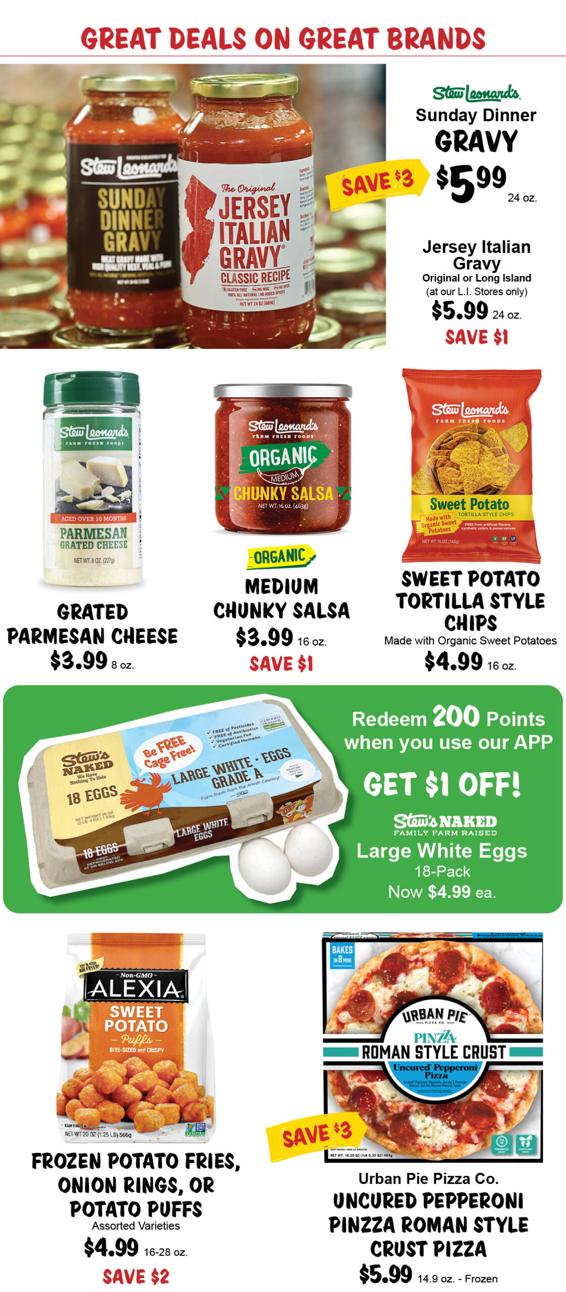 Stew Leonard's Weekly Specials - 11052025
