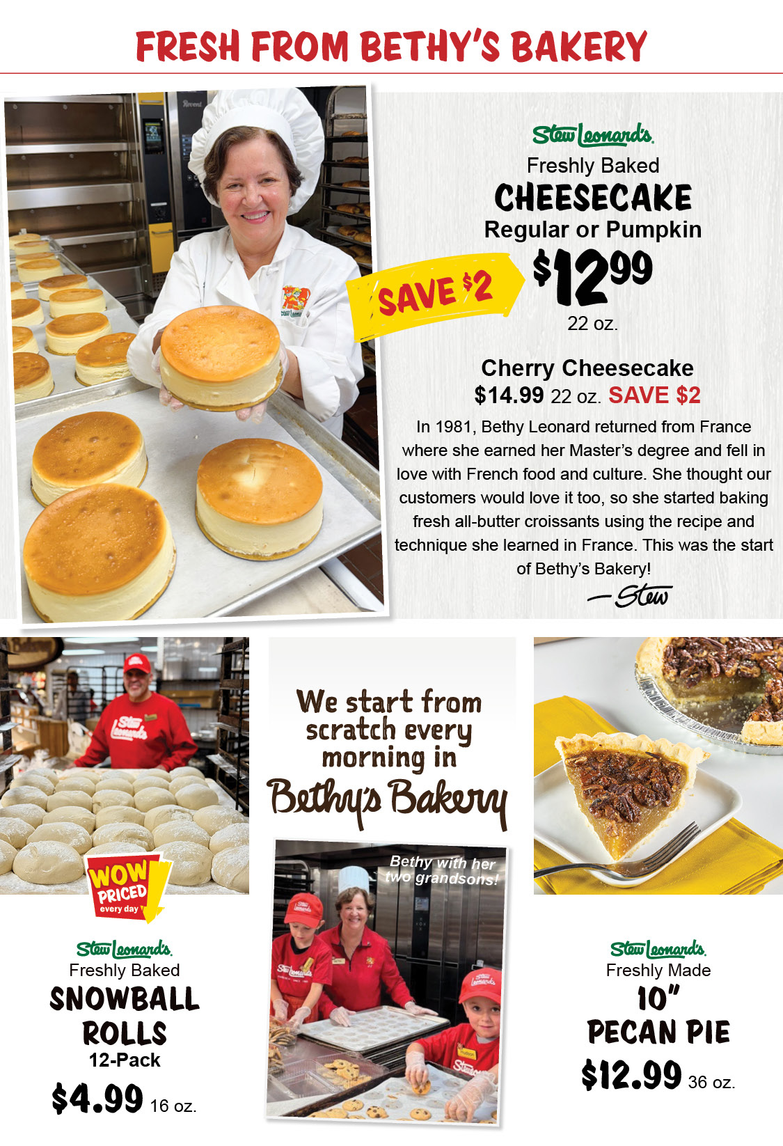 Stew Leonard's Weekly Specials - 11052025