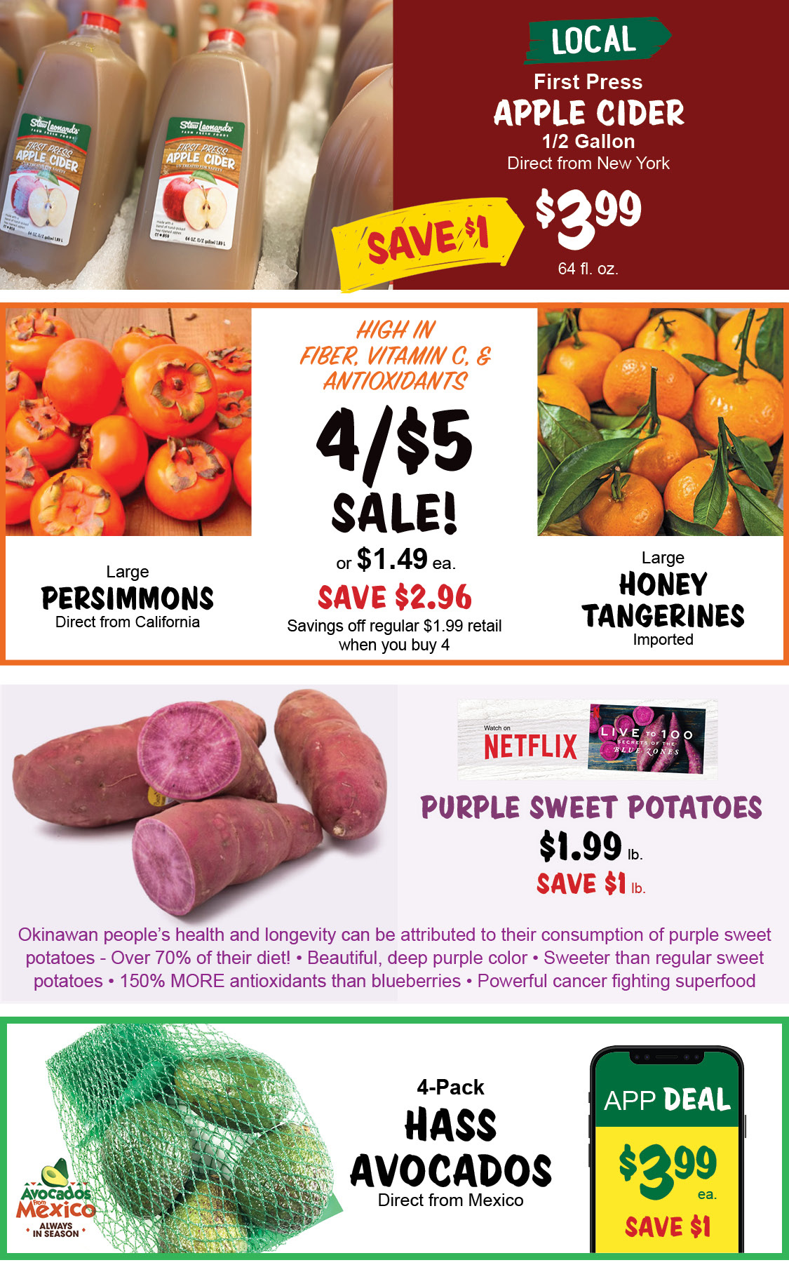 Stew Leonard's Weekly Specials - 11052025