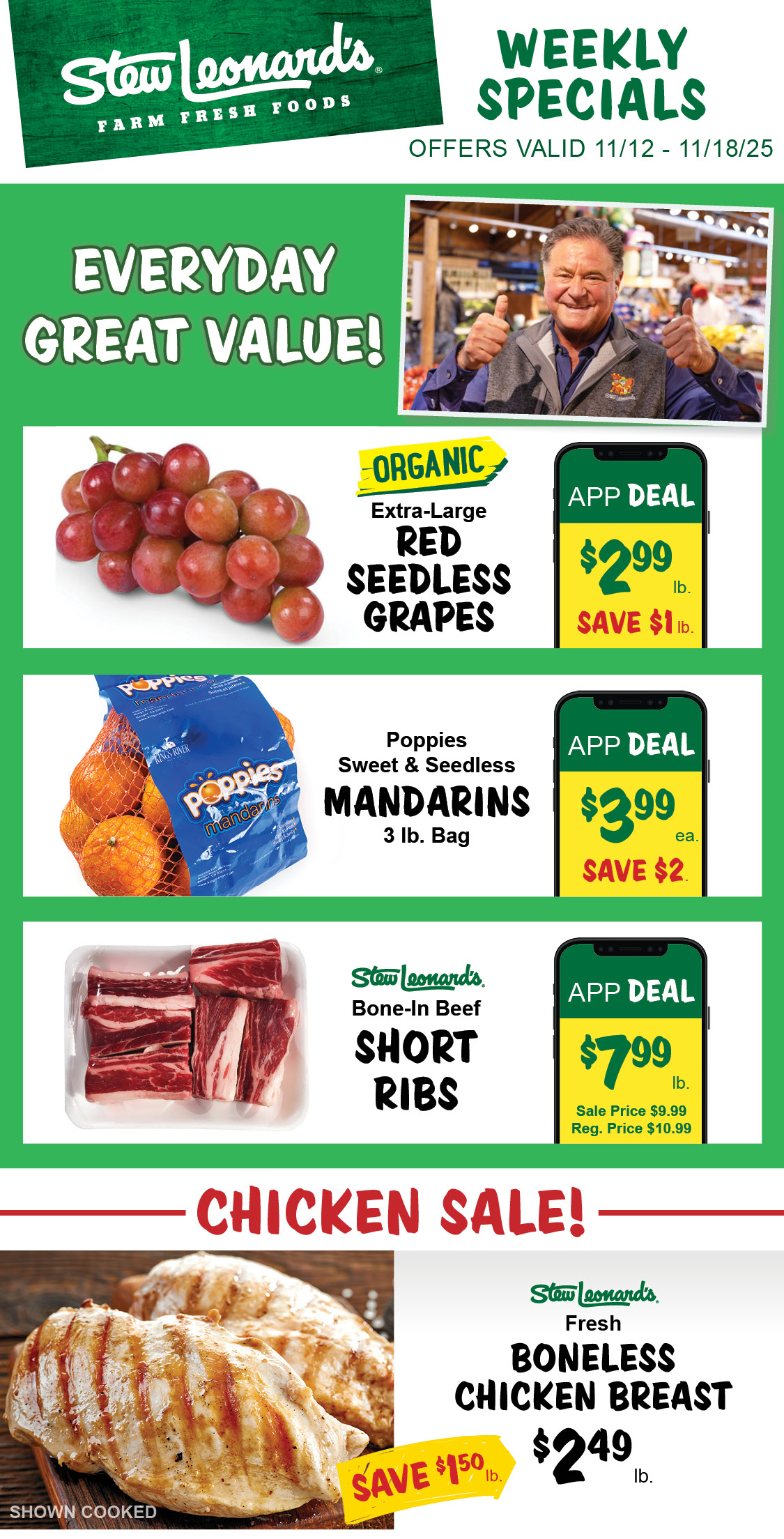 Stew Leonard's Weekly Specials - November 12
