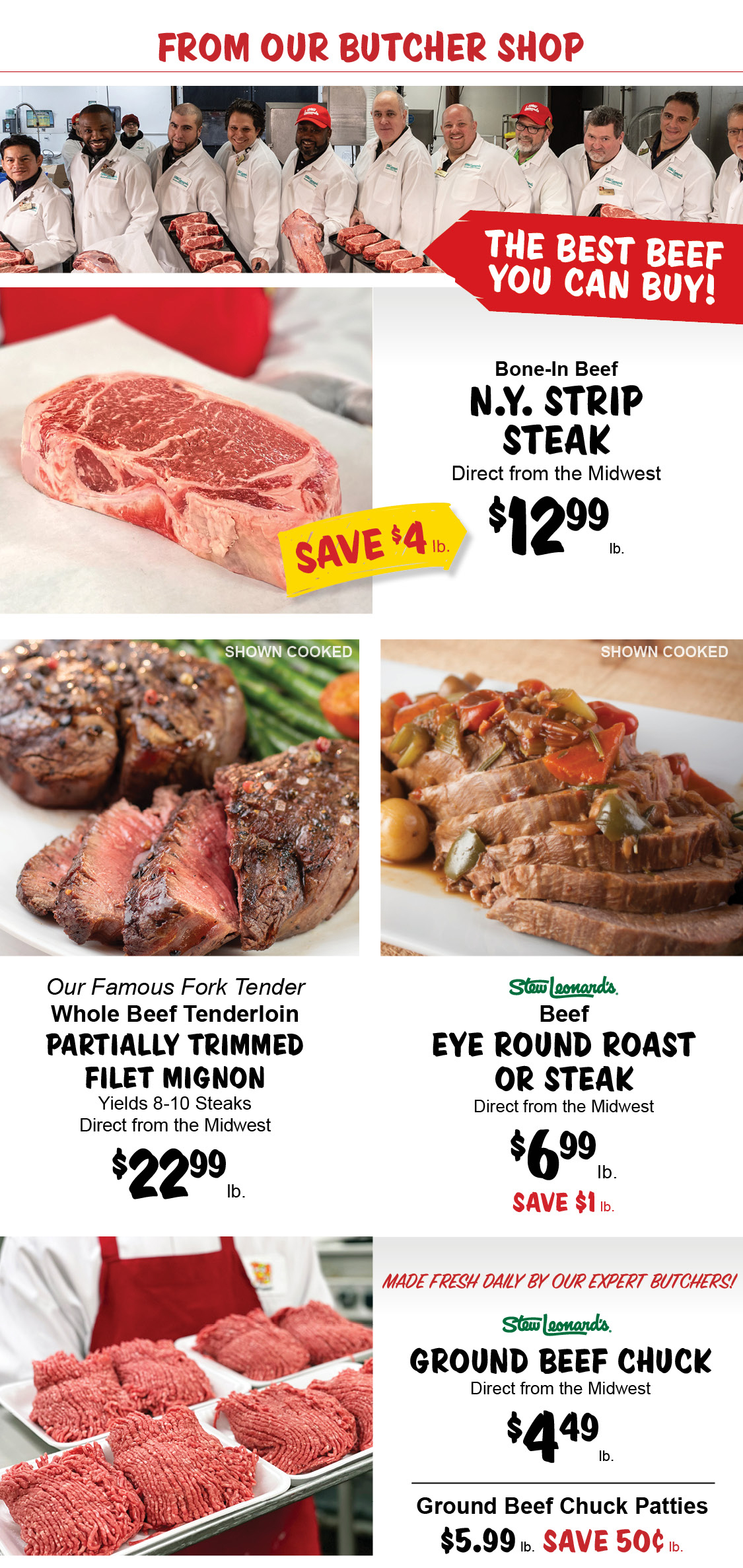 Stew Leonard's Weekly Specials - November 12