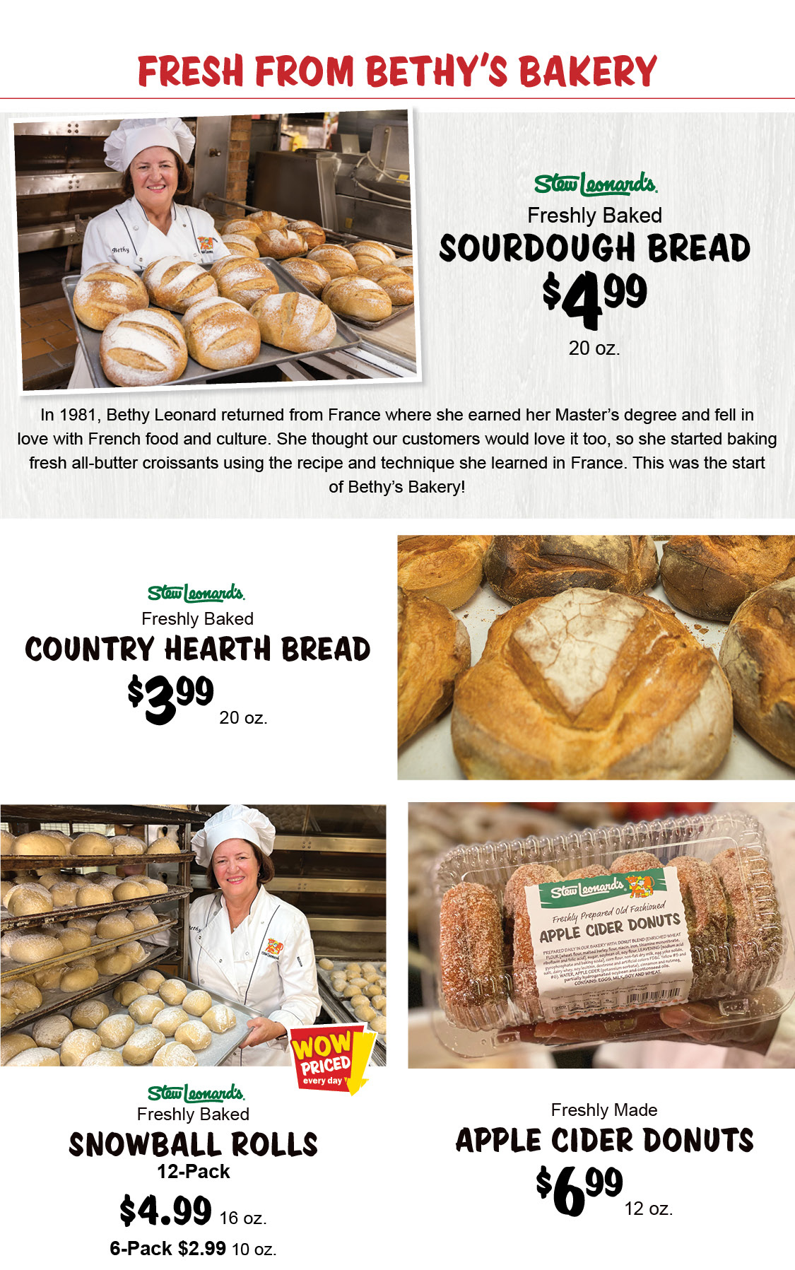 111925_BAKERY Stew Leonard's Weekly Specials - November 19