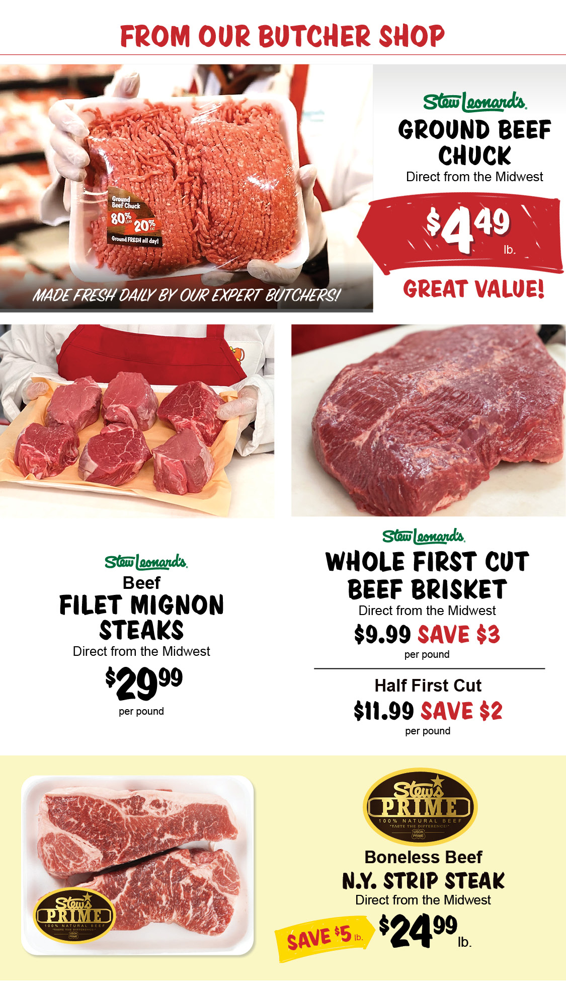 Stew Leonard's Weekly Specials - December 3