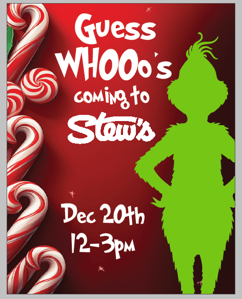 The Grinch at Stew Leonard’s Clifton FREE