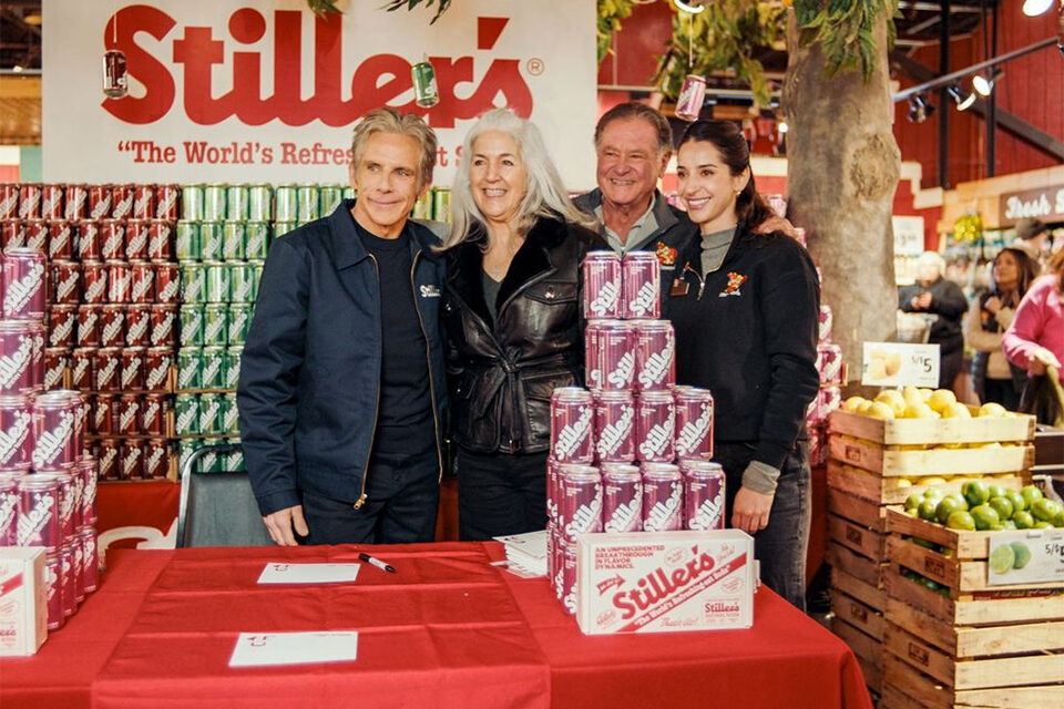 Ben stiller with the leonard family
