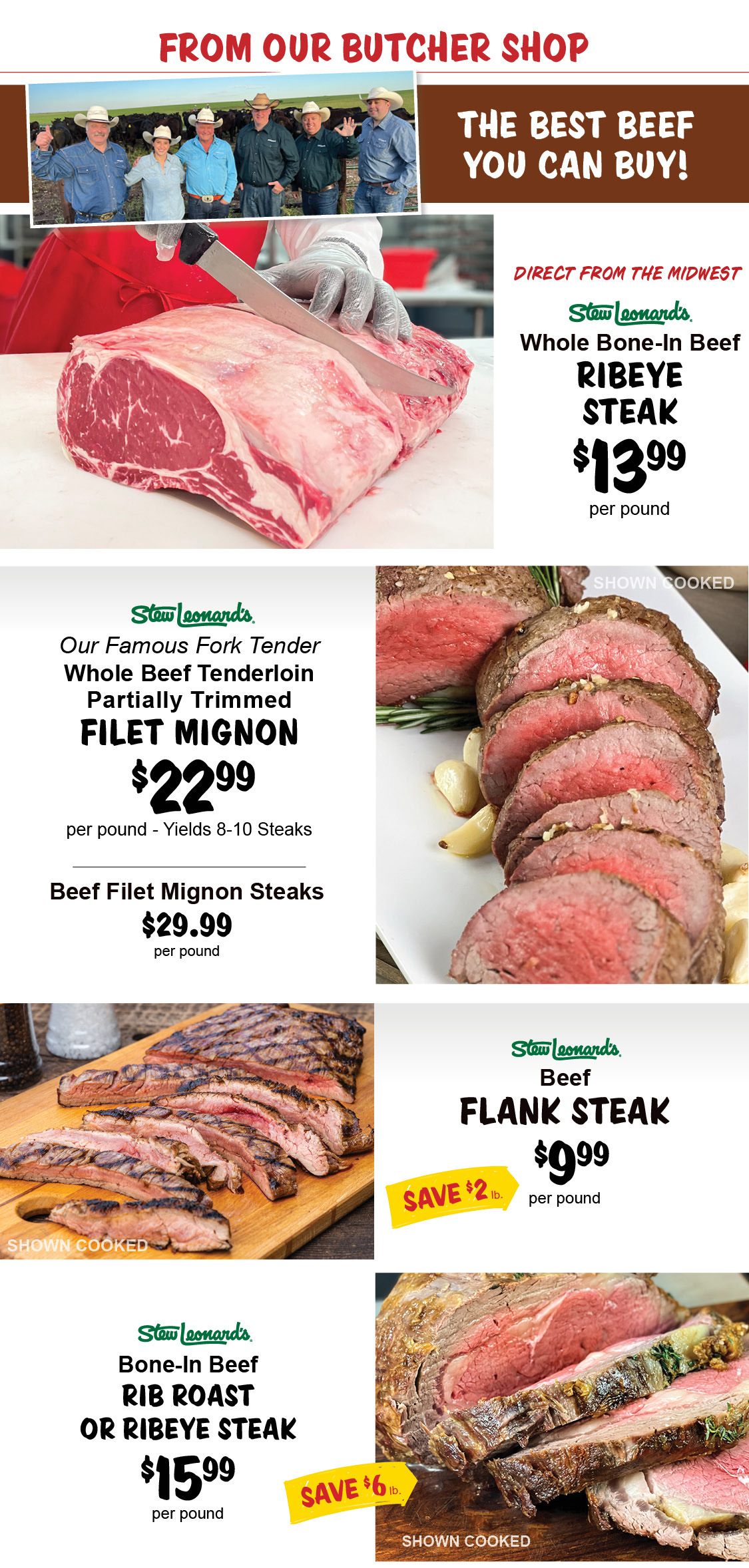 Stew Leonard's Weekly Specials - 1-07-2026
