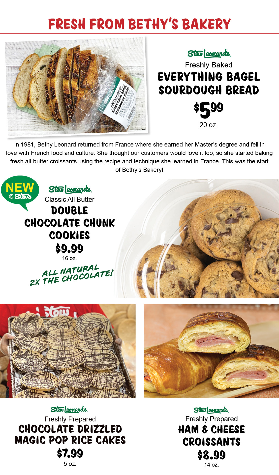 Stew Leonard's Weekly Specials - 1-07-2026