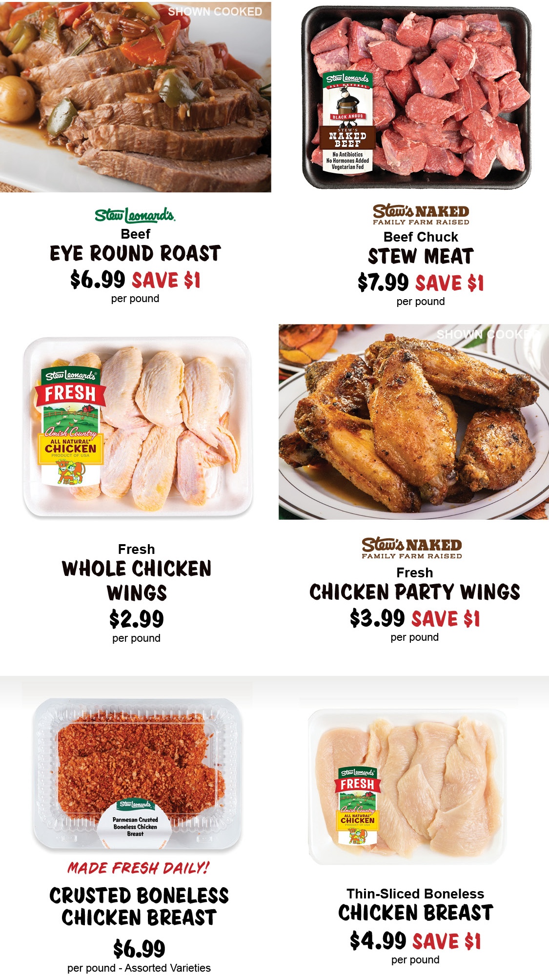 012826_4MEAT2 Stew Leonard's Weekly Specials - 1/28