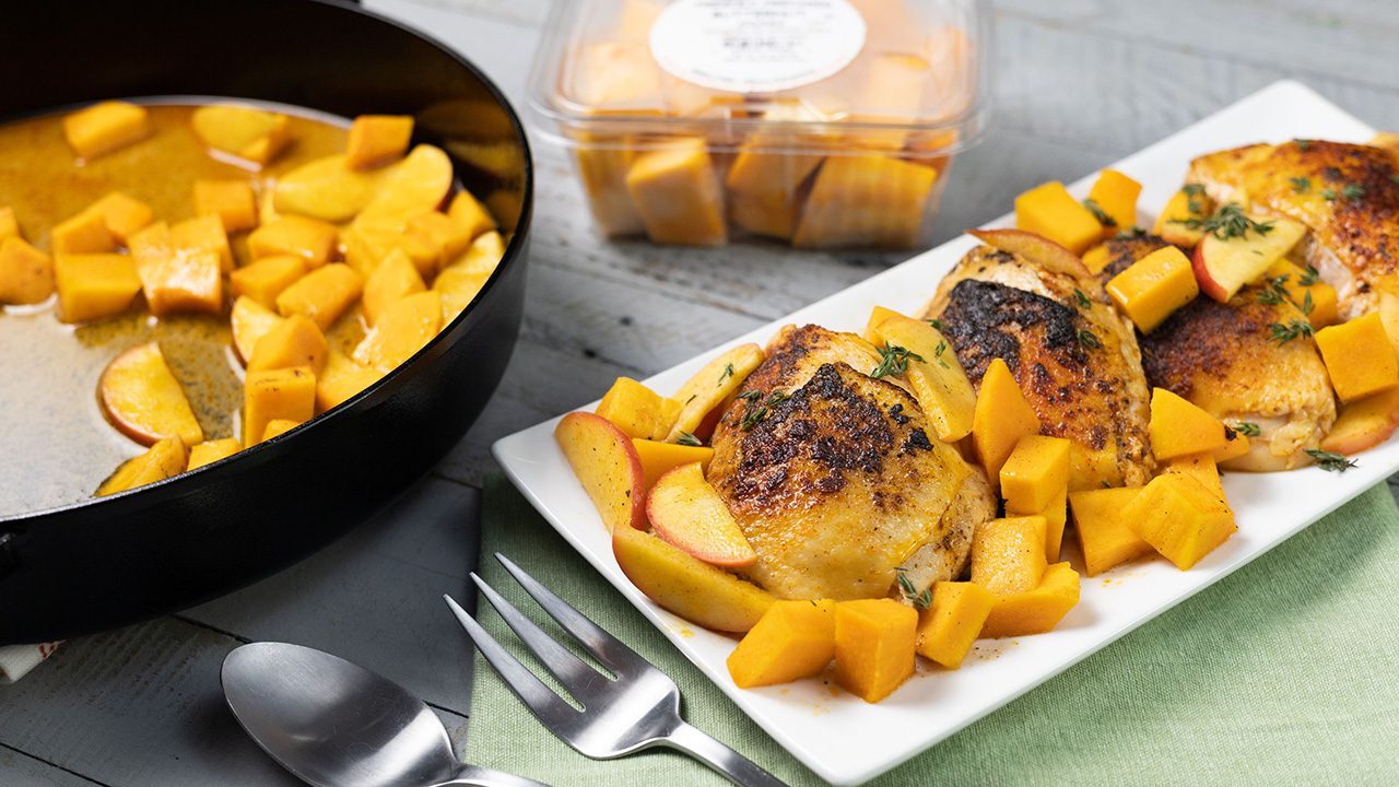 appleciderchickenwithbutternutsquash
